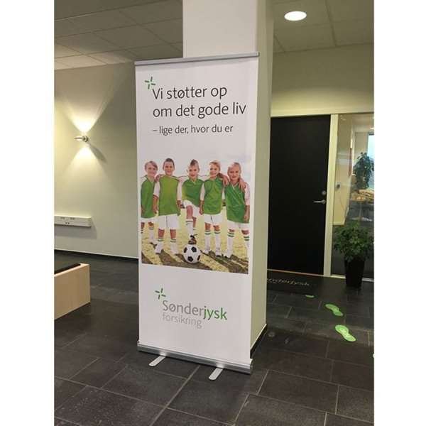 Classic Roll-up enkeltsidet - 85x200 cm - sølv #16